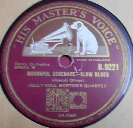 Jelly Roll Morton's Red Hot Peppers / Jelly Roll Morton's Quartet - Georgia Swing / Mournful Serenade