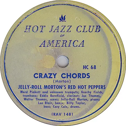 Jelly Roll Morton's Red Hot Peppers - Gambling Jack / Crazy Chords