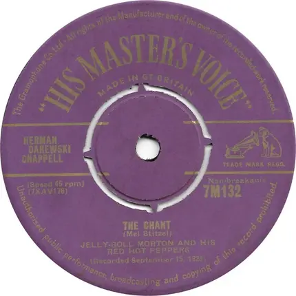 Jelly Roll Morton's Red Hot Peppers - Tank Town Bump