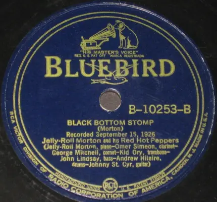 Jelly Roll Morton's Red Hot Peppers - The Chant / Black Bottom Stomp