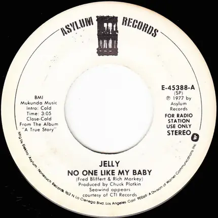 Jelly - No One Like My Baby