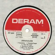 LP - Jerusalem - Jerusalem - Gatefold / Red and white Deram label.