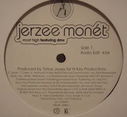Jerzee Monét Featuring DMX - Most High