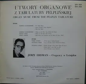 Jerzy Erdman - Organ Music From The Pelplin Tablature