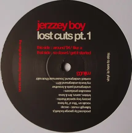 Jerzzey Boy - Lost Cuts Pt.1