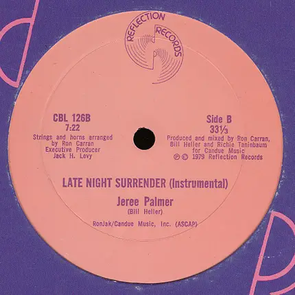 Jeree Palmer - Late Night Surrender