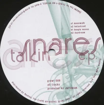 Jeremiah - Talkin' Snares E.P.
