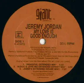 jeremy jordan - My Love Is Good Enough