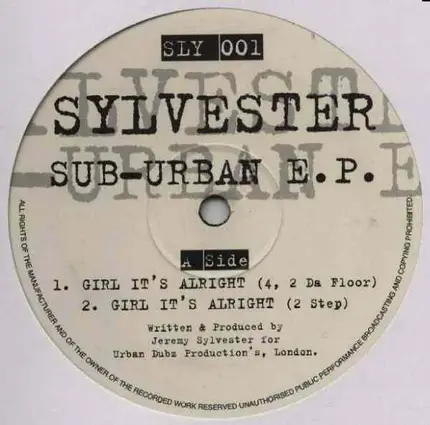 Jeremy Sylvester - Sub-Urban E.P.