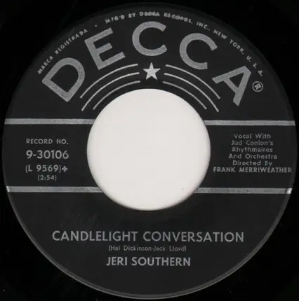 Jeri Southern - Married I Can Always Get / Candlelight Conversation