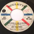 7inch Vinyl Single - Jeri Southern - Life Does A Girl A Favor