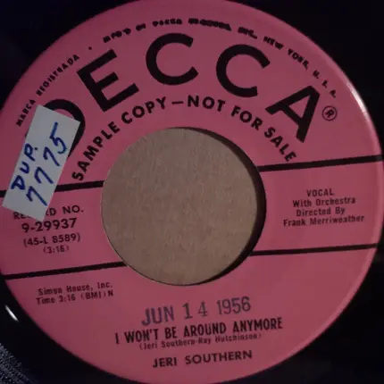 Jeri Southern - What To Do