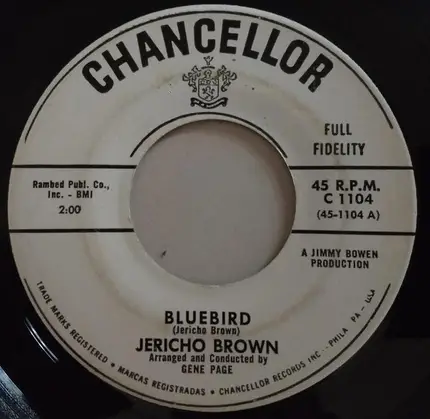 Jericho Brown - Bluebird / These Are The Things