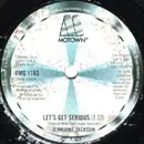 7inch Vinyl Single - Jermaine Jackson - Let's Get Serious - Solid Center