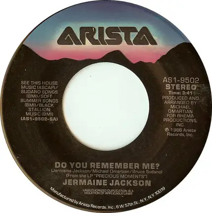 Jermaine Jackson - Do You Remember Me?