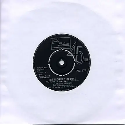 Jermaine Jackson - The Bigger You Love (The Harder You Fall)