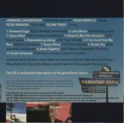 CD - Jermaine Landsberger / Paulo Morello / Peter Weniger/ Dejan Terzic - Hammond Eggs