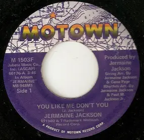 Jermaine Jackson - You Like Me Don't You