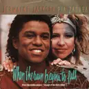 7inch Vinyl Single - Jermaine Jackson / Pia Zadora - When The Rain Begins To Fall / Substitute