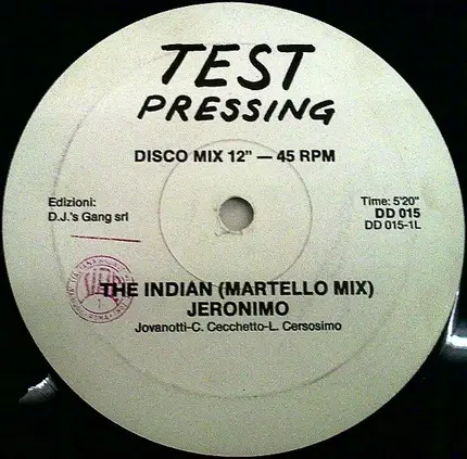 Jeronimo / Gino Latino - The Indian / Latino