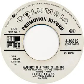 Jerri Adams - Happiness Is A Thing Called Joe / Take My Hand (Show Me The Way)