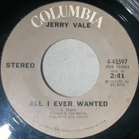 Jerry Vale - All I Ever Wanted / Smile