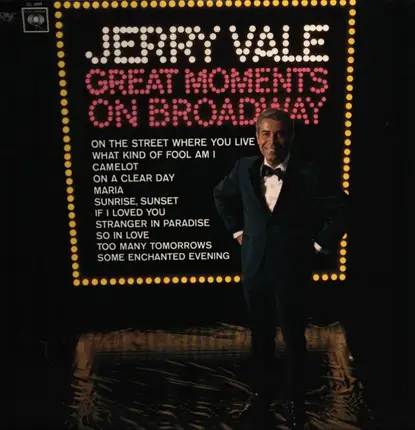 Jerry Vale - Great Moments On Broadway