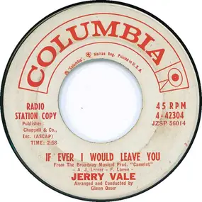 Jerry Vale - If Ever I Would Leave You / Who Knows