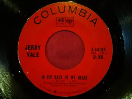 Jerry Vale - In The Back Of My Heart / I Love New England
