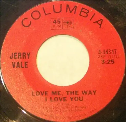 Jerry Vale - Love Me The Way I Love You