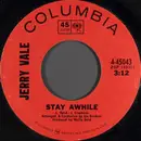 7inch Vinyl Single - Jerry Vale - Stay Awhile