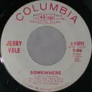 7inch Vinyl Single - Jerry Vale - Somewhere / I've Lost My Heart Again - Promo