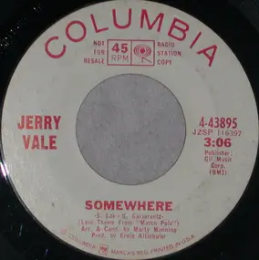 Jerry Vale - Somewhere / I've Lost My Heart Again