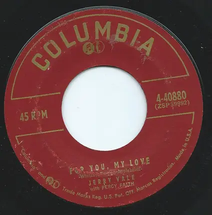Jerry Vale With Percy Faith - Don't You Know Me Anymore