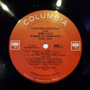 LP - Jerry Vale - Christmas Greetings From Jerry Vale - Mono