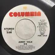 7inch Vinyl Single - Jerry Vale - He