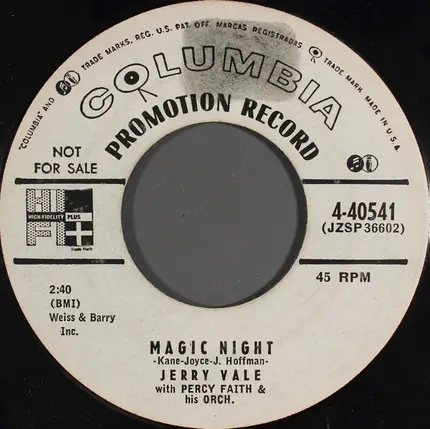 Jerry Vale - Heaven Came Down To Earth