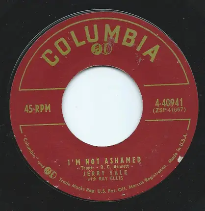 Jerry Vale - Love In The Afternoon / I'm Not Ashamed