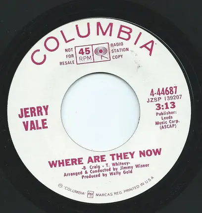 Jerry Vale - There's A Baby