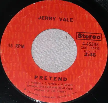Jerry Vale - Too Young