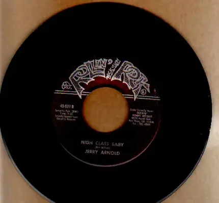 Jerry Arnold - High Class Baby / Can't Do Without You