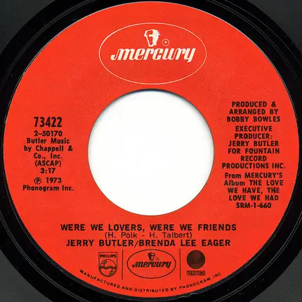 Jerry Butler / Brenda Lee Eager - The Love We Had Stays On My Mind