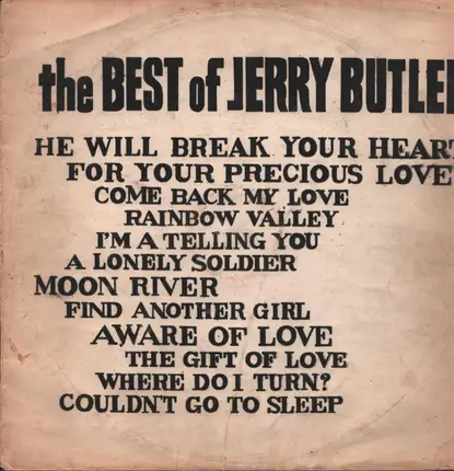 Jerry Butler - The Best Of Jerry Butler