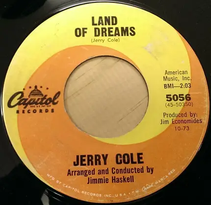 Jerry Cole - Land Of Dreams / Midnite Mary