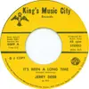 7inch Vinyl Single - Jerry Deer - It's Been A Long Time