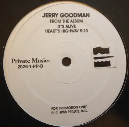 Jerry Goodman - Theme From Perry Mason / Heart's Highway