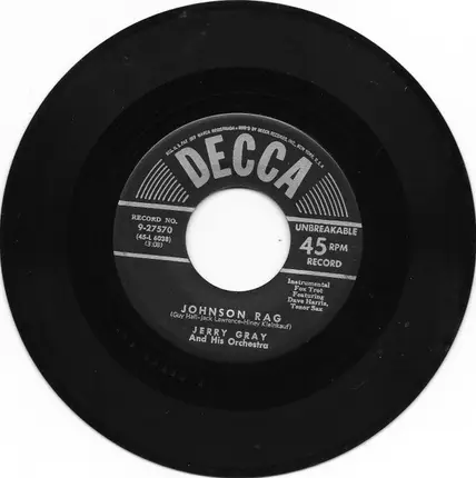 Jerry Gray And His Orchestra - Farewell Blues / Johnson Rag