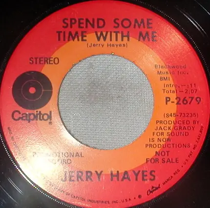 Jerry Hayes - The Magic Of Your Smile
