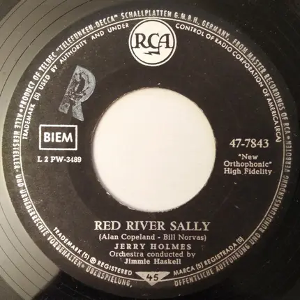 Jerry Holmes , Jimmie Haskell - Red River Sally / Our Language Of Love