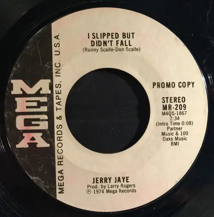 Jerry Jaye - Walkin' My Baby Back Home
